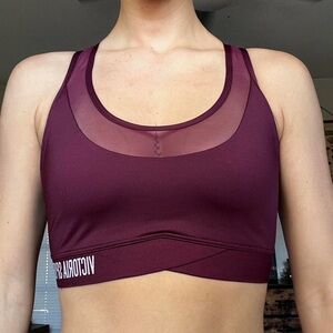 Victoria's Secret Burgundy Sports Bra